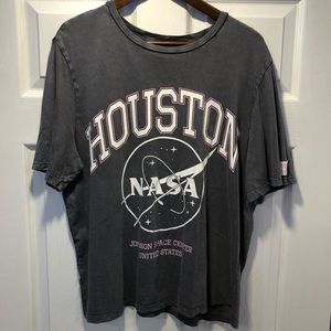 Women’s Houston NASA Tee Short Sleeves Grey Large